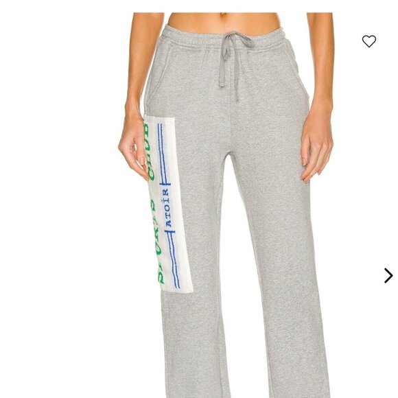 Atoir Sports Club The Sport Club Track Sweat Pants Joggers Gray Size Medium - Picture 10 of 10